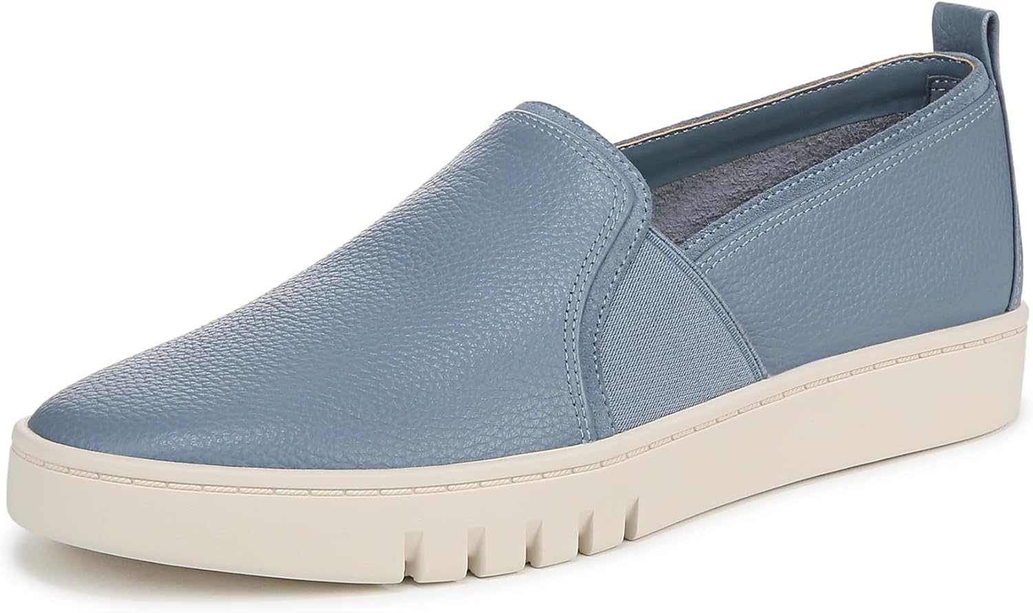 Vionic Cambria スリッポン シューズ, ヴィンテージブルーHzeレザー